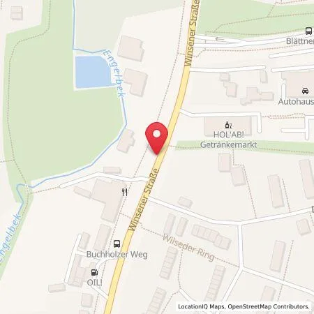 Karte OIL-Tankstelle Harburg