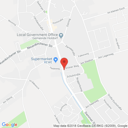 Kartenansicht Autohaus Dinkgrefe