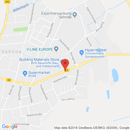 Kartenansicht LTG Tankstelle Sehnde