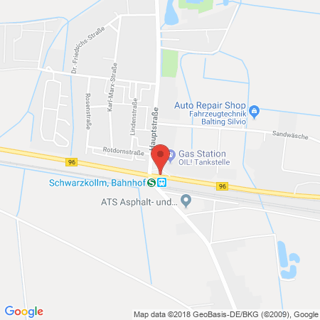 Kartenansicht OIL! Tankstelle Simone Saloßnick