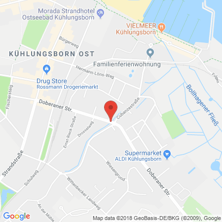 Kartenansicht Aral-Tankstelle Klaus Schönfeldt