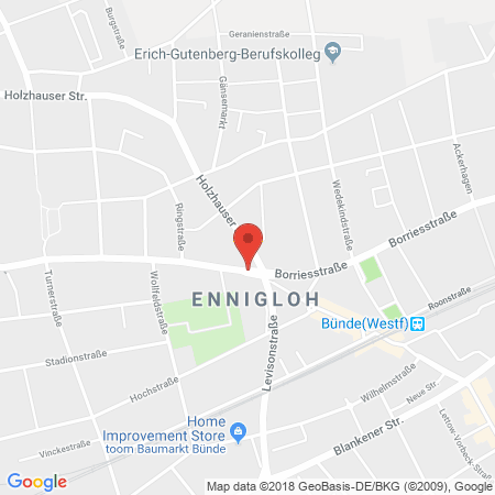 Kartenansicht Tankstelle Hempelmann