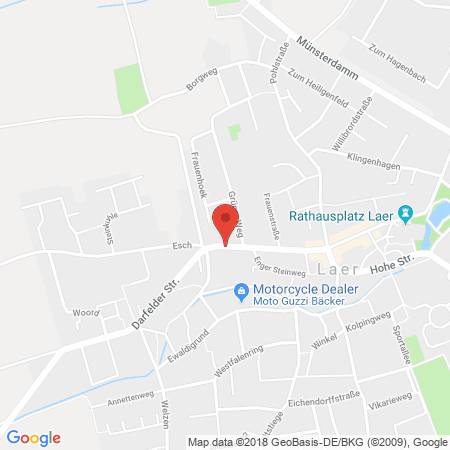 Kartenansicht Westfalen-Tankstelle Thomas Beckhaus