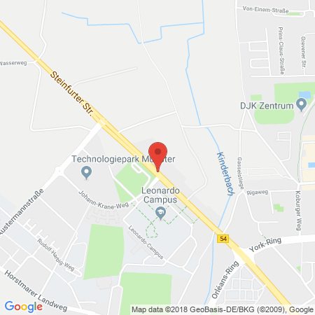 Kartenansicht Westfalen-Tankstelle