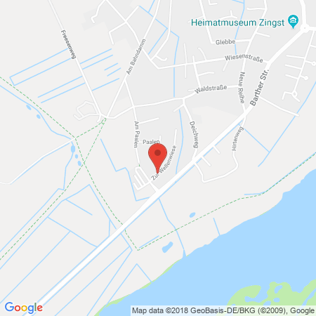 Kartenansicht ADAP Technik GmbH, Tankstelle Zingst