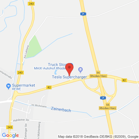 Kartenansicht Maxi Autohof Rhüden (Esso)