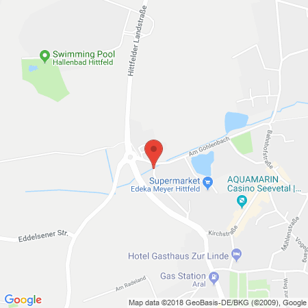 Kartenansicht Shell-Tankstelle