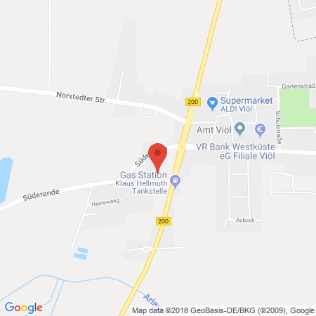Kartenansicht Shell Tankstelle