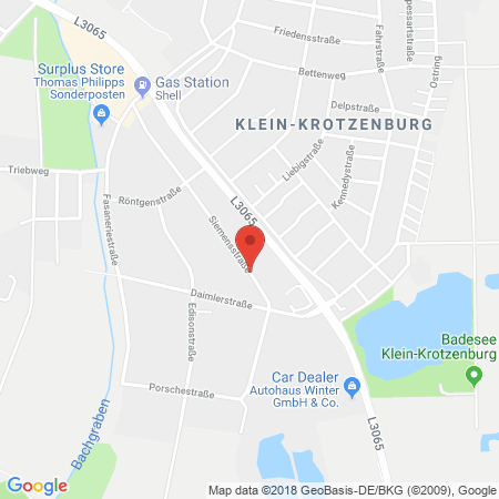 Kartenansicht Gas Service De GmbH - Automatentankstelle