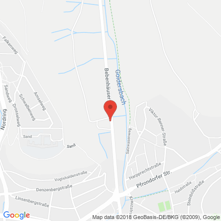 Kartenansicht Sprint Tankstelle