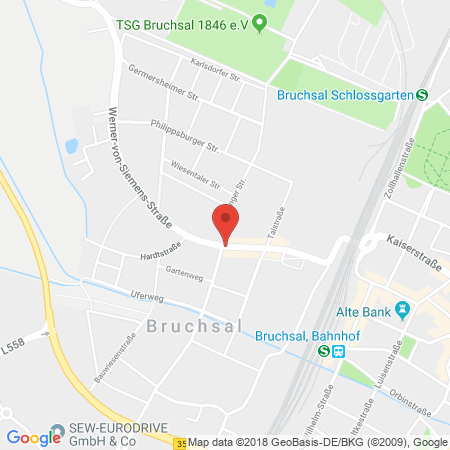 Kartenansicht Tankstelle Eberhardt