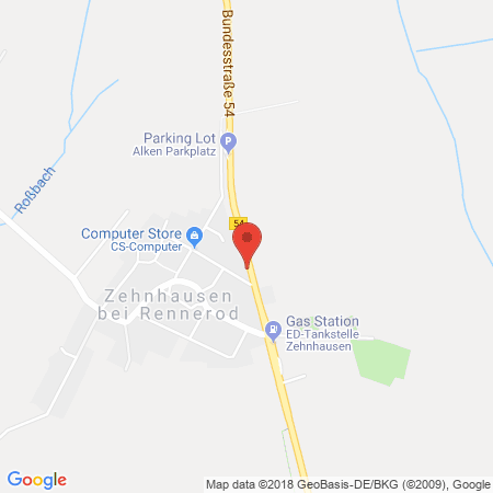 Kartenansicht ED-Tankstelle Sascha Müller