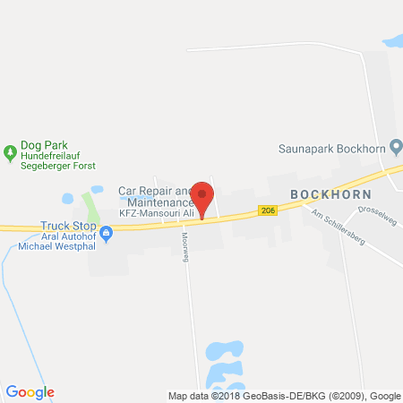 Kartenansicht HEM-Tankstelle