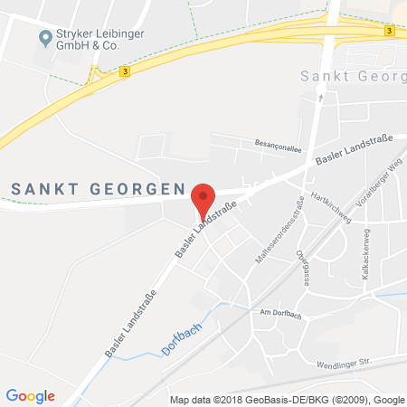 Kartenansicht ESSO - Tankstelle Erwin F. A. Ehret