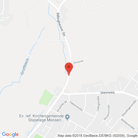 Kartenansicht Tankstelle Grote