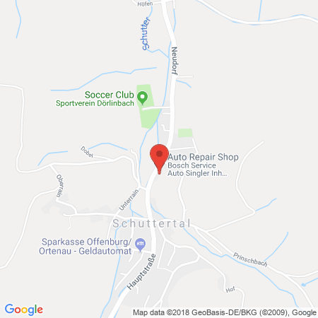 Kartenansicht Bosch Service Andreas Singler