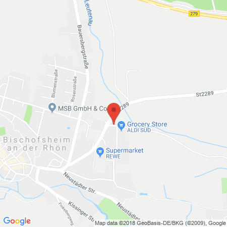 Kartenansicht bft Tankstelle Bischofsheim, Pius Korb