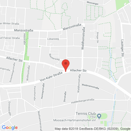 Kartenansicht Allguth - Tankstelle
