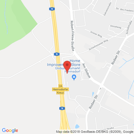 Kartenansicht Globus Hermsdorf