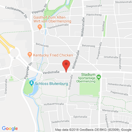 Kartenansicht Süd Treibstoff Mergen