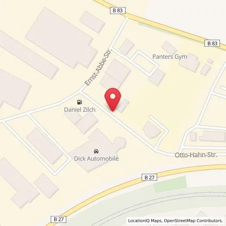 Karte Daniel Zilch, Autogastankstelle