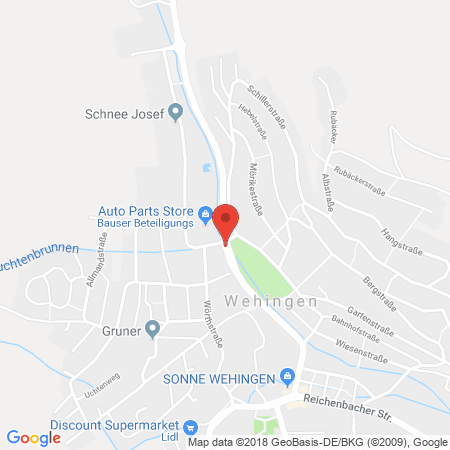 Kartenansicht Esso Tankstelle / Autohaus Walz