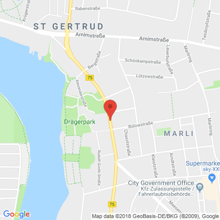 Kartenansicht AVIA-Tankstelle Ralf Bienert