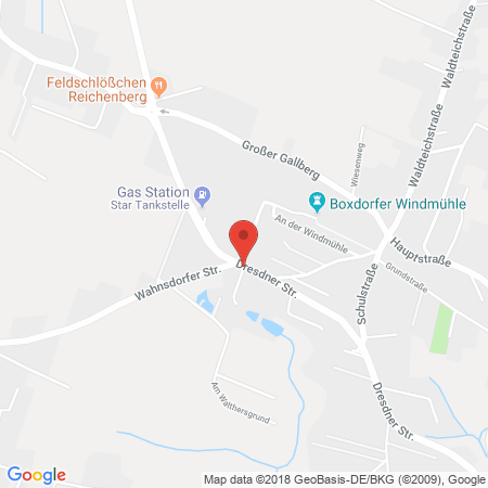 Kartenansicht Star Tankstelle Thiel