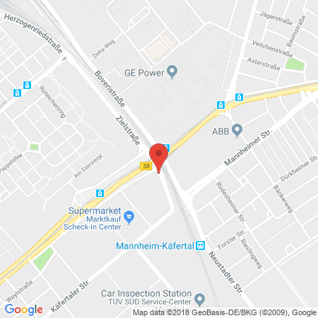 Kartenansicht ELO-Tankstelle & Waschcenter