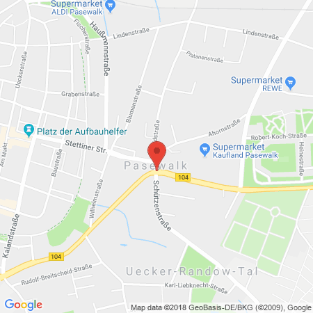 Kartenansicht Gasoline Tankstelle Roland Becker