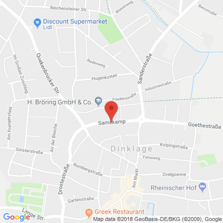 Kartenansicht Tankstelle H. Bröring GmbH & Co. KG