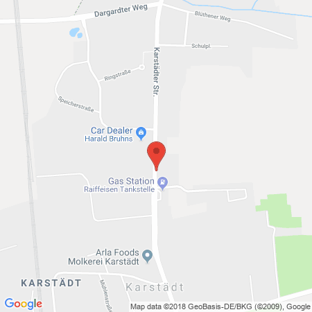 Kartenansicht Raiffeisen-Tankstelle