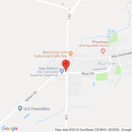 Kartenansicht Star Tankstelle Dirk Baumann