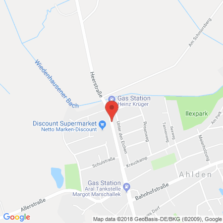 Kartenansicht BFT Tank- u. Waschstation Heinz Krüger