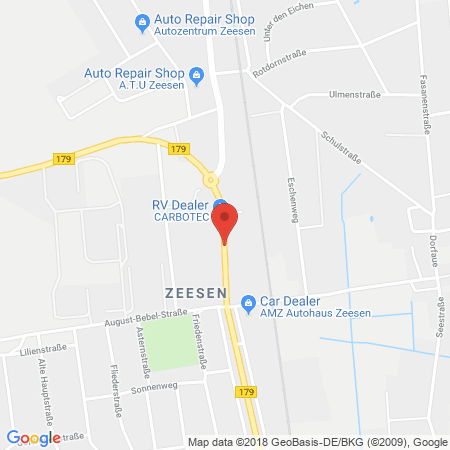 Kartenansicht Q1 Tankstelle