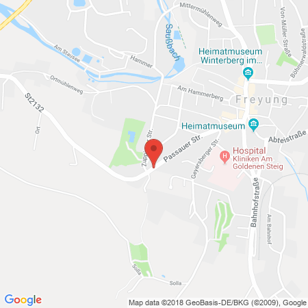 Kartenansicht Freie Tankstelle Hauer GmbH