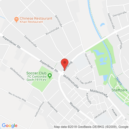 Kartenansicht Esso-Station