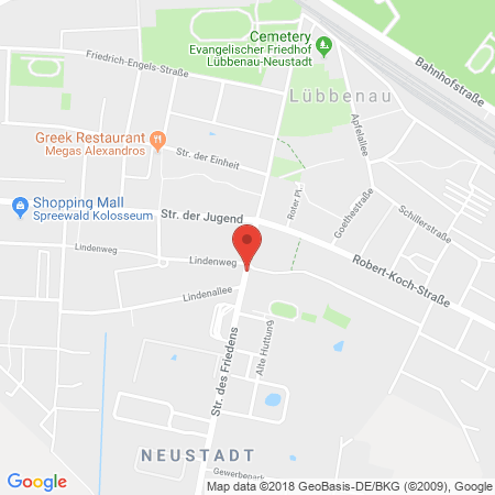Kartenansicht Stadt- und Überlandwerke GmbH Luckau-Lübbenau