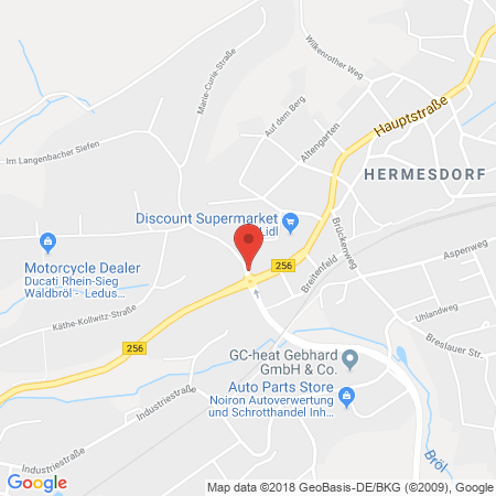 Kartenansicht Aral Tankstelle