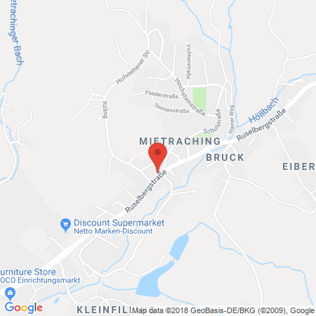 Kartenansicht JET-Tankstelle Billmeier