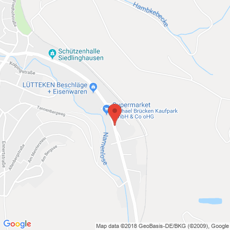 Kartenansicht Autohaus Kruse, Autogastankstelle