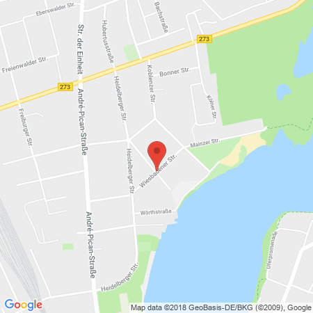 Kartenansicht Pruschke Flüssiggas GmbH