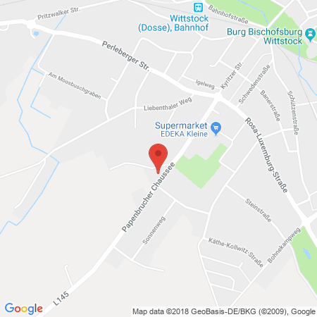 Kartenansicht Flüssiggasvertrieb Peter Krumnow