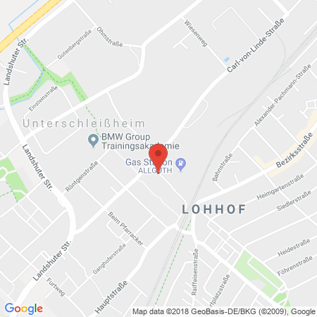 Kartenansicht Allguth - Tankstelle