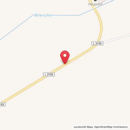 Karte Kfz / Tankstelle Uwe Heusohn