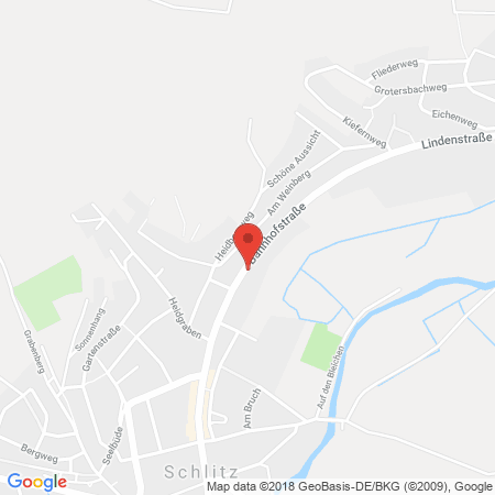 Kartenansicht Shell Tankstelle