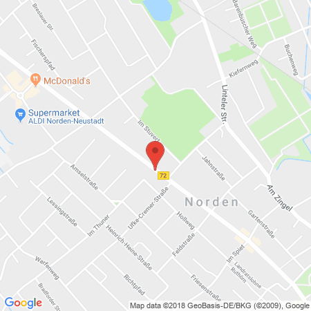 Kartenansicht Aral Tankstelle Jochen Jenssen