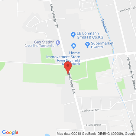 Kartenansicht Greenline Tankstelle