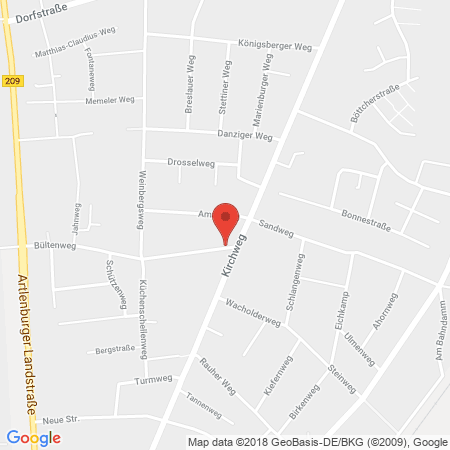 Kartenansicht Shell-Tankstelle