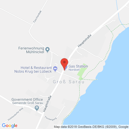 Kartenansicht Shell-Tankstelle